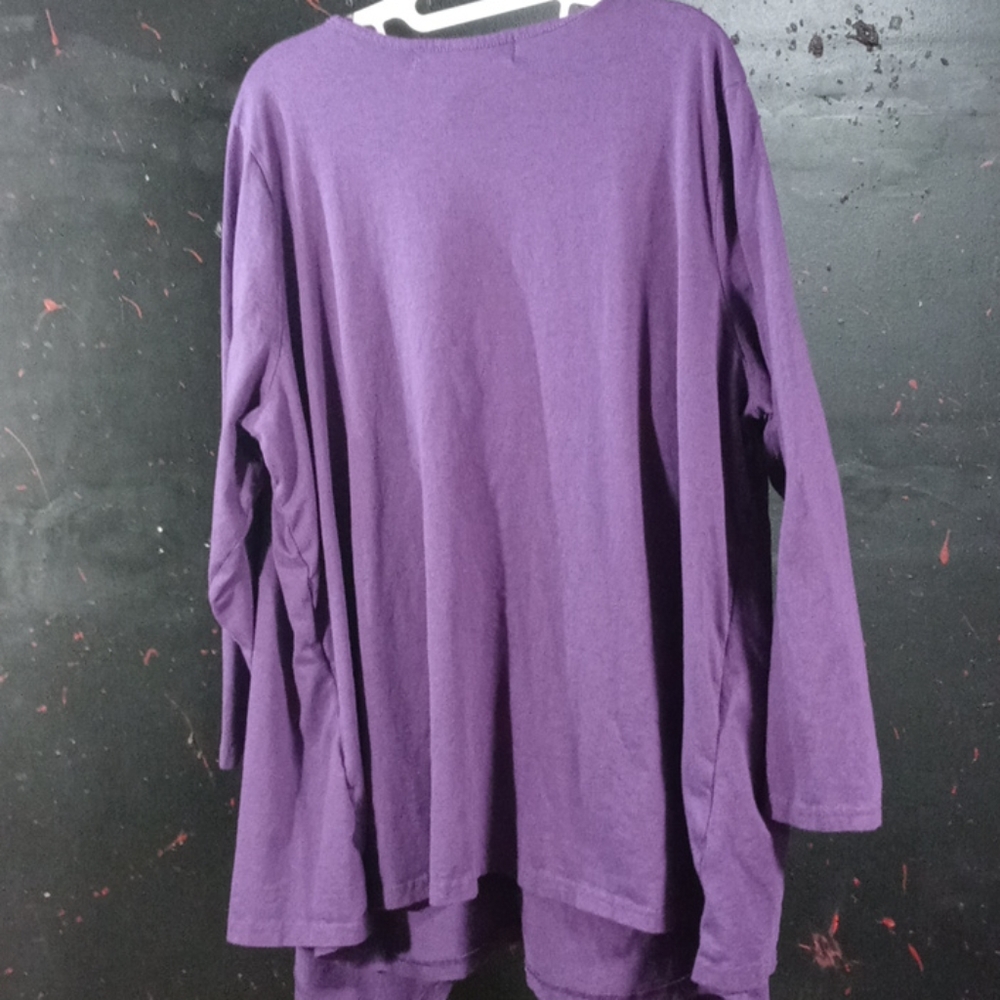 Long sleeve purple shirt - Picture 5 of 6